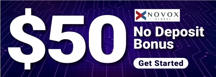 Get Free $50 Welcome No Deposit Bonus on Novox Global